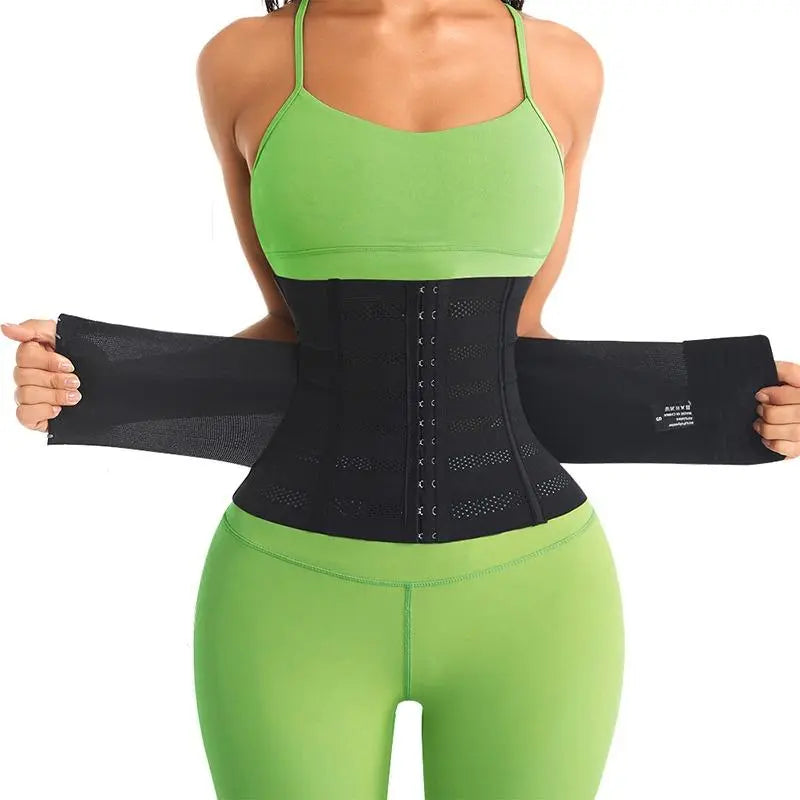 Spring Women'S Sports Waist Trainer Belt, Waist Trimmer, Corset Waist Trainer Belt, Sweat Waist Belt, Waist Trainer Body Shaper, Sports Accessories for Women, Gym Bag, Gym Accessories