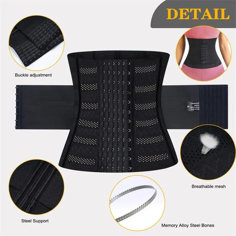 Spring Women'S Sports Waist Trainer Belt, Waist Trimmer, Corset Waist Trainer Belt, Sweat Waist Belt, Waist Trainer Body Shaper, Sports Accessories for Women, Gym Bag, Gym Accessories