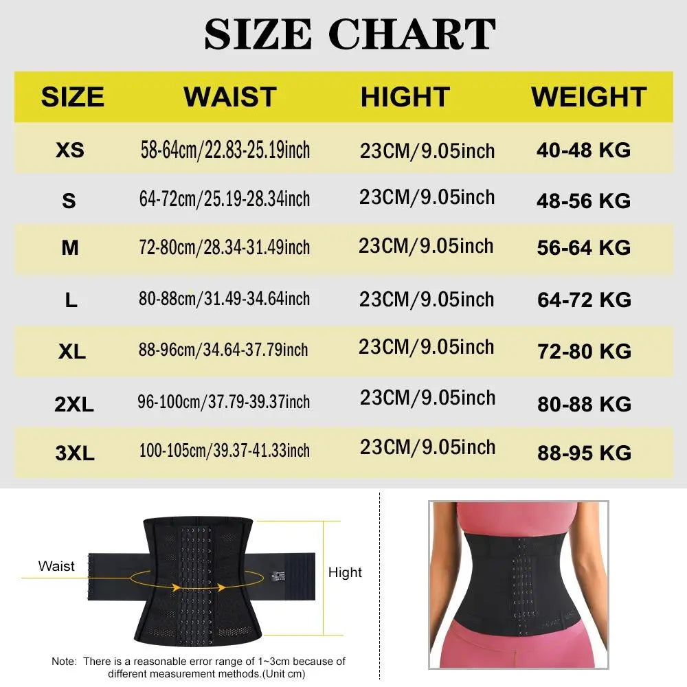 Spring Women'S Sports Waist Trainer Belt, Waist Trimmer, Corset Waist Trainer Belt, Sweat Waist Belt, Waist Trainer Body Shaper, Sports Accessories for Women, Gym Bag, Gym Accessories