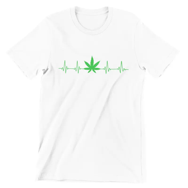 Men'S Weed Lifeline Soft Cotton Adult T-Shirt